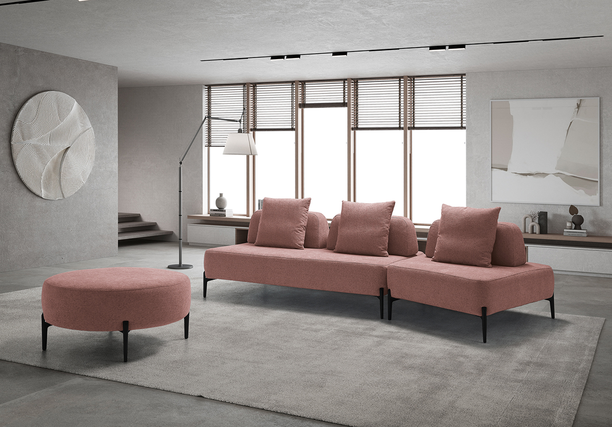 Biel Pink divano 1