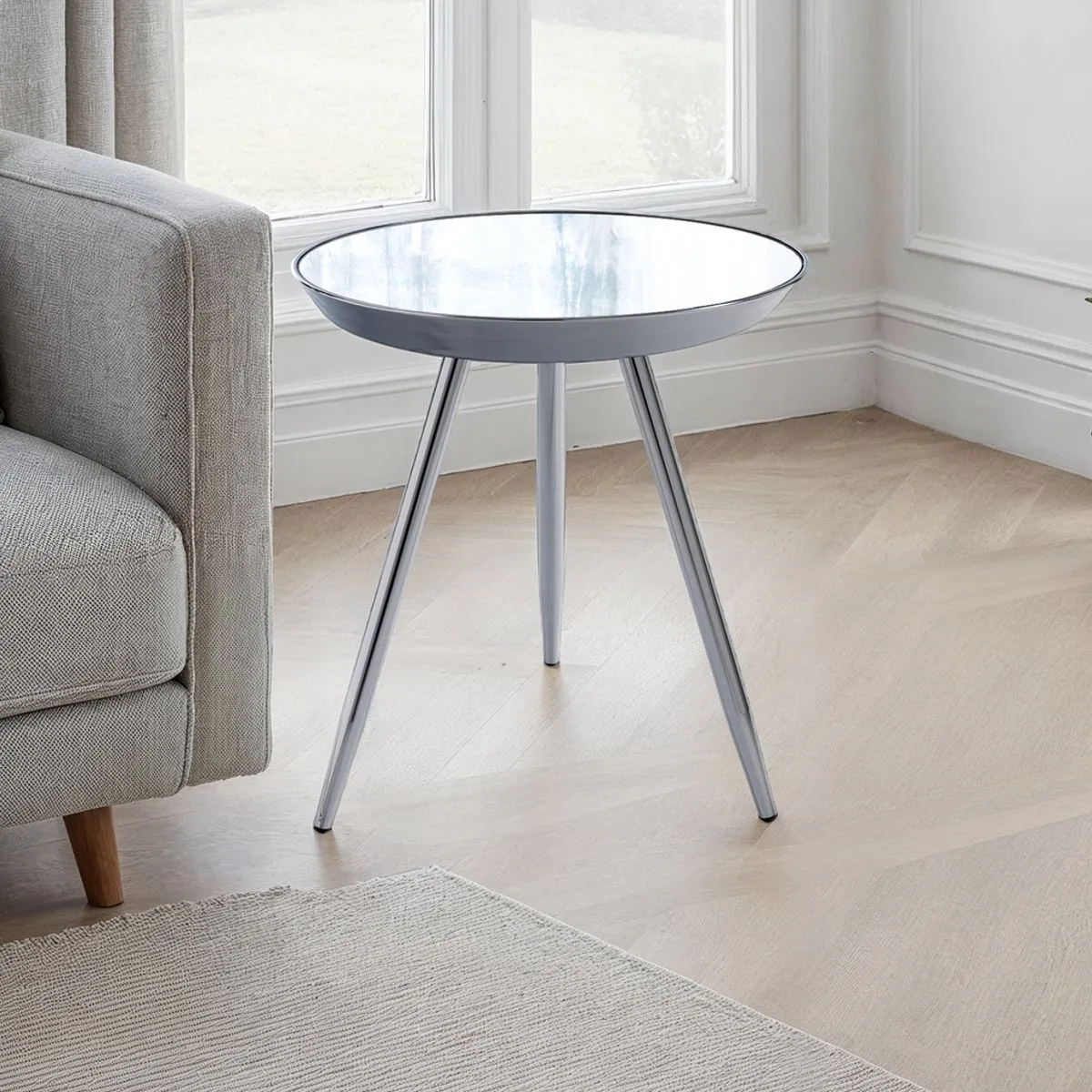 Tomasucci Spok chrome tavolino